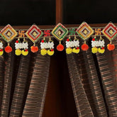 Pack Of 2 Pcs Handmade Door Bandarwal, Home Decor, Indian Toran, Indian Wedding favors, Tea Party Decor, Diwali Gift, Festive Decoration